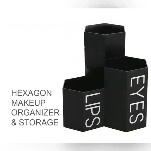 Hexagon Makeup Storage Organizer for eyes, lips, & face - Picture 1 of 2